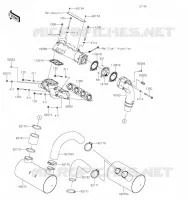 &Eacute;CHAPPEMENT pour Kawasaki JET SKI ULTRA 310X