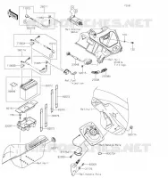 EQUIPEMENT ELECTRIQUE pour Kawasaki JET SKI ULTRA 310X
