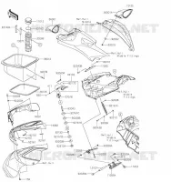PIECE COQUE AV pour Kawasaki JET SKI ULTRA 310X