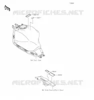 ETIQUETTES(HJF/HKF) pour Kawasaki Z650