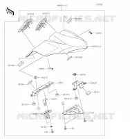 ACCESSOIRE (COUVRE SELLE) pour Kawasaki Z650