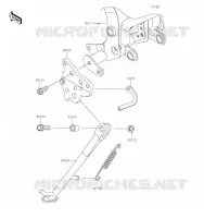BEQUILLES pour Kawasaki Z650