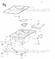 CARTER INFERIEUR pour Kawasaki Z650