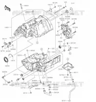 CARTER MOTEUR(S) pour Kawasaki Z650