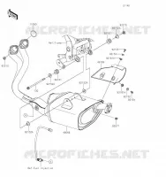 &Eacute;CHAPPEMENT pour Kawasaki Z650