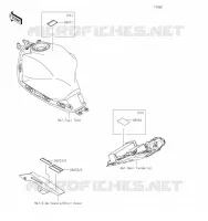 ETIQUETTES pour Kawasaki Z650