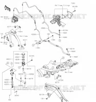 MAITRE CYLINDRE ARRI&Egrave;RE pour Kawasaki Z650