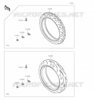 PNEUS pour Kawasaki Z650