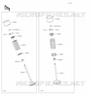 SOUPAPE pour Kawasaki Z650