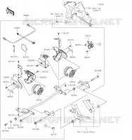 ACCESSOIRE(PHARE ADDITIONEL) pour Kawasaki VERSYS 1000