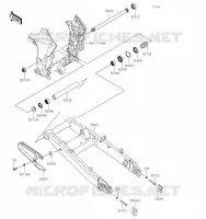 BRAS OSCILLANT pour Kawasaki VERSYS 1000