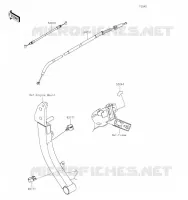 CABLES pour Kawasaki VERSYS 1000