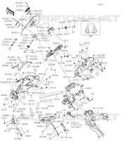 CARENAGE(SUPERIEUR) pour Kawasaki VERSYS 1000