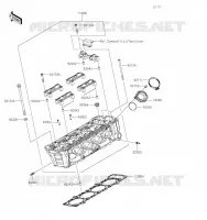 CULASSE pour Kawasaki VERSYS 1000