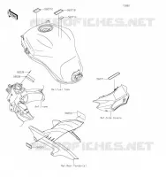 ETIQUETTES pour Kawasaki VERSYS 1000