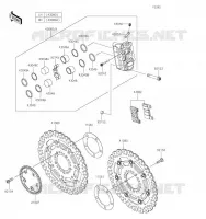 FREIN AVANT pour Kawasaki VERSYS 1000
