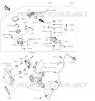 MAITRE CYLINDRE AV pour Kawasaki VERSYS 1000