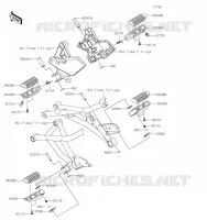 REPOSE PIED pour Kawasaki VERSYS 1000