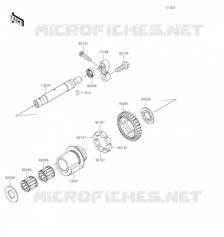 BALANCIER Kawasaki MOTOS 1000 2020 VERSYS 1000  KLZ1000CLF