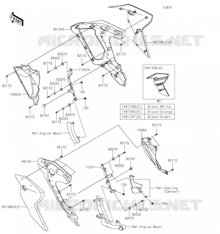ECOPE Kawasaki MOTOS 1000 2020 VERSYS 1000  KLZ1000CLF