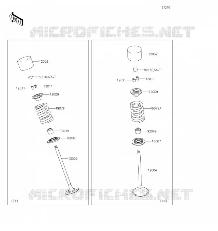 SOUPAPE Kawasaki MOTOS 1000 2020 VERSYS 1000  KLZ1000CLF