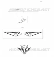 ACCESSOIRE(DECALS) pour Kawasaki Z400