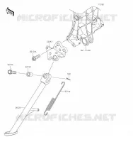 BEQUILLES pour Kawasaki Z400