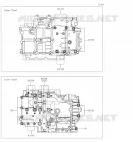 BOULON CARTER MOTEUR pour Kawasaki Z400