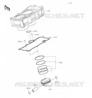CYLINDRE/PISTON pour Kawasaki Z400