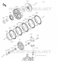 EMBRAYAGE pour Kawasaki Z400
