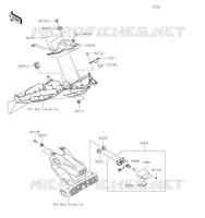 FEUX ARRI&Egrave;RE(S) pour Kawasaki Z400