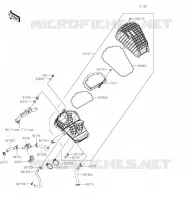 FILTRE A AIR pour Kawasaki Z400
