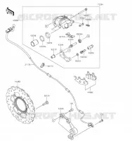 FREIN ARRIERE pour Kawasaki Z400