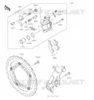 FREIN AVANT pour Kawasaki Z400