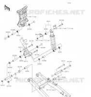SUSPENSION/AMORTISSEUR pour Kawasaki Z400