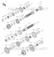 TRANSMISSION pour Kawasaki Z400