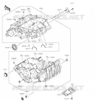 CARTER MOTEUR(S) pour Kawasaki Z400