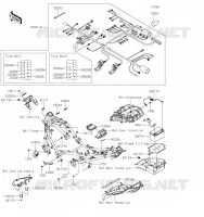 CHASSIS EQUIPMENT ELECTRIQUE pour Kawasaki Z400