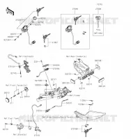 CONTACTEUR SERRURE/R&Eacute;FLECTEUR pour Kawasaki Z400
