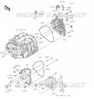 COUVERCLES MOTEUR pour Kawasaki Z400