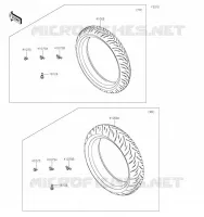 PNEUS pour Kawasaki Z400