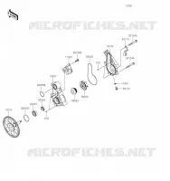 POMPE &Agrave; EAU pour Kawasaki Z400