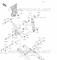 SUSPENSION/AMORTISSEUR pour Kawasaki Z400