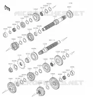 TRANSMISSION pour Kawasaki Z400