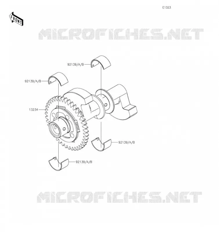 BALANCIER Kawasaki MOTOS 400 2020 Z400  ER400DLF