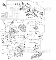 CHASSIS EQUIPMENT ELECTRIQUE pour Kawasaki Z650