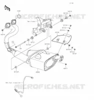&Eacute;CHAPPEMENT pour Kawasaki Z650