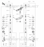 FOURCHE pour Kawasaki Z650