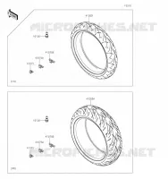 PNEUS pour Kawasaki Z650