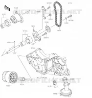 POMPE A HUILE pour Kawasaki Z650
